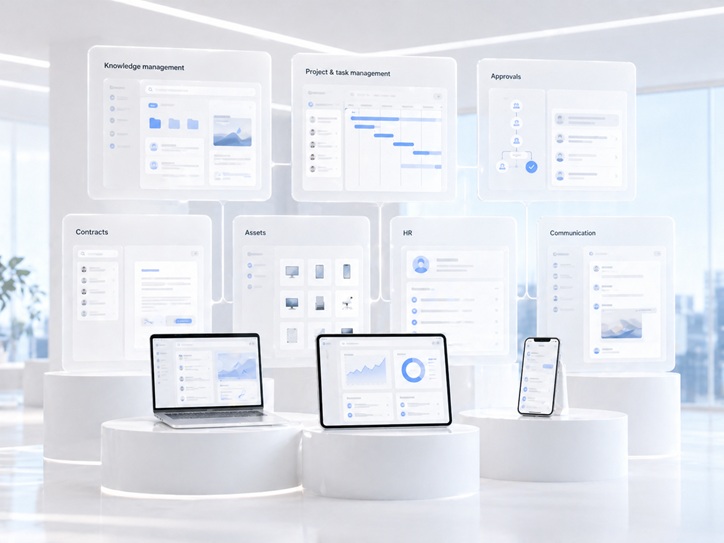 Business solutions portfolio visual